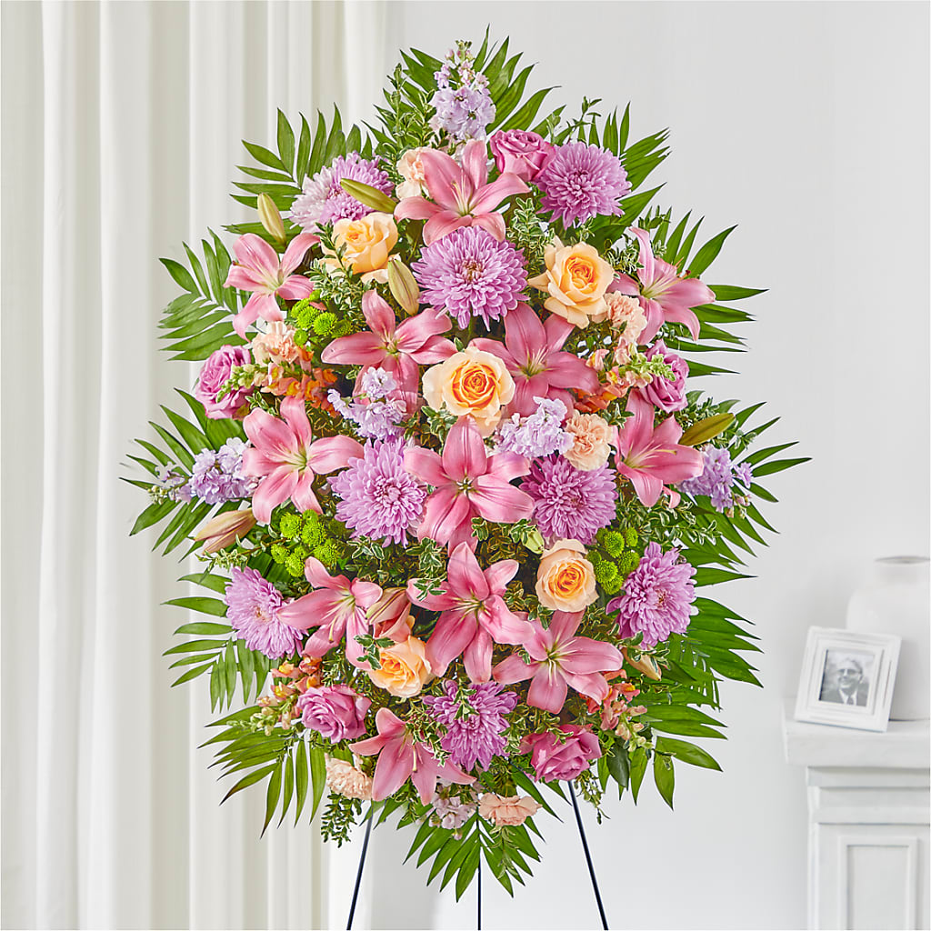 Love & Light Standing Spray – Flowers By Helen, Forsyth GA