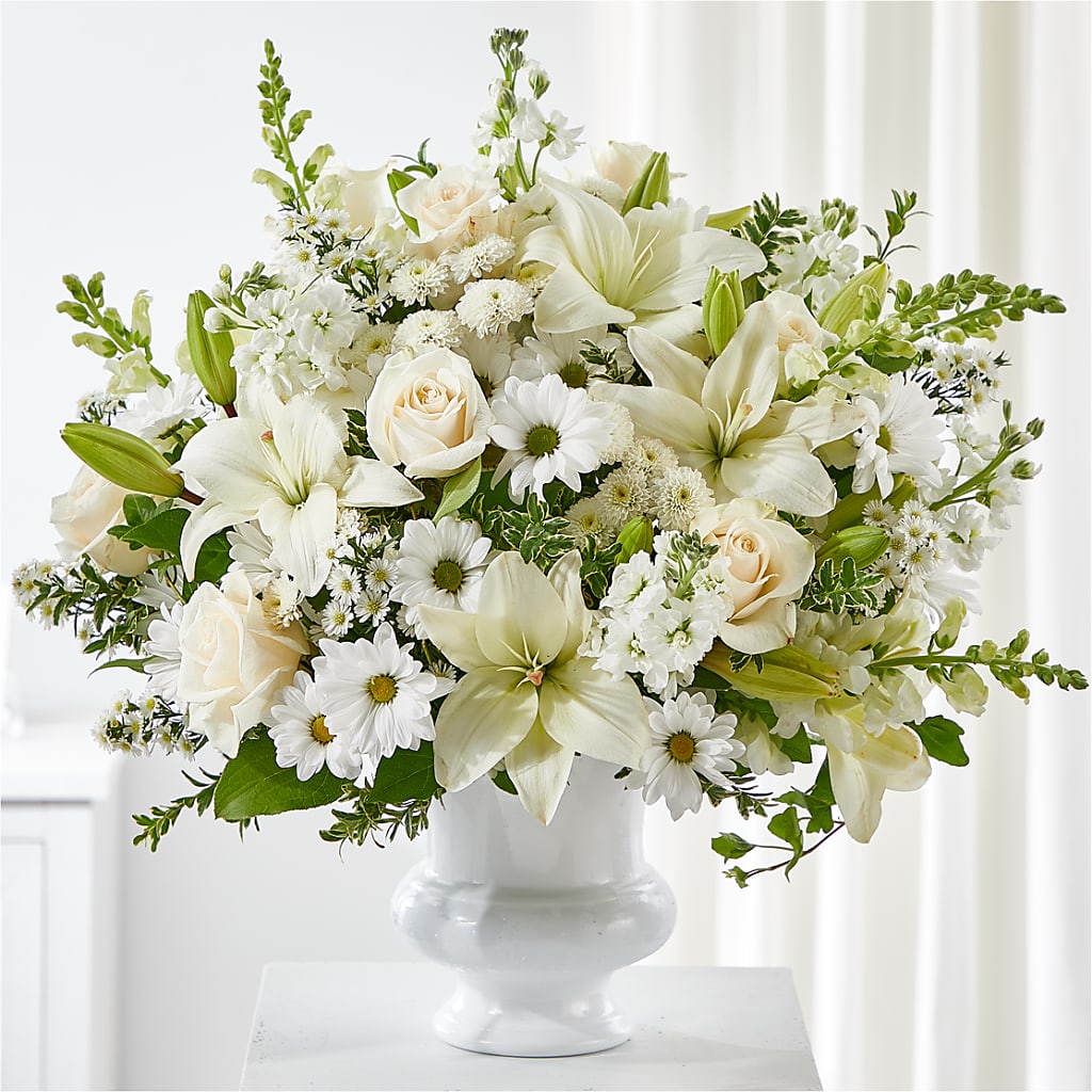 Uplifting Urn Arrangement – Flowers By Helen, Forsyth GA