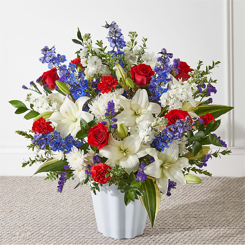 Consoled Floor Basket – Flowers By Helen, Forsyth GA