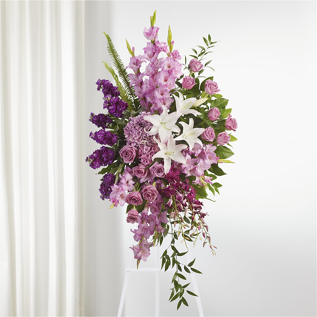 Never Alone Standing Spray – Flowers By Helen, Forsyth GA