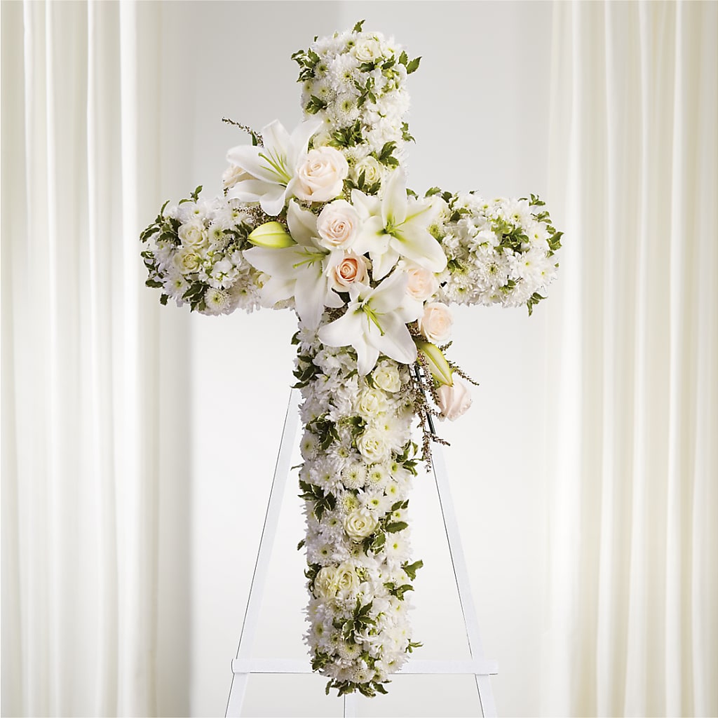 Spiritual Guidance Standing Spray – Flowers By Helen, Forsyth GA