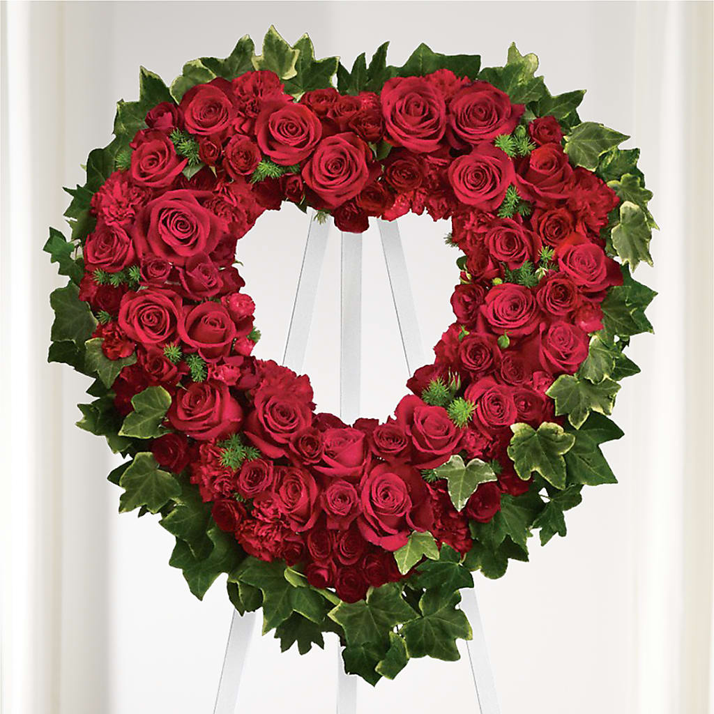 Wholehearted Standing Spray – Flowers By Helen, Forsyth GA