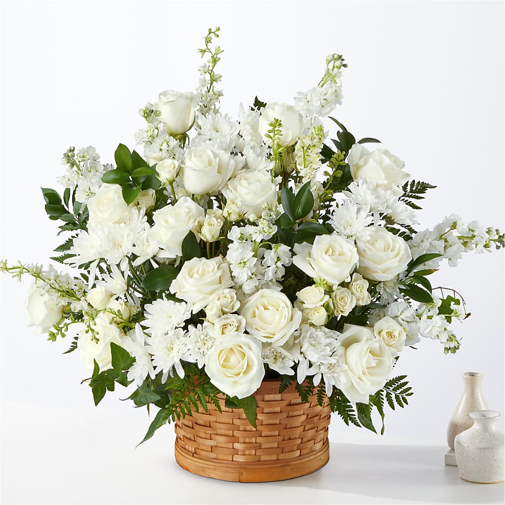 Heartfelt Condolences Arrangement – Flowers By Helen, Forsyth GA