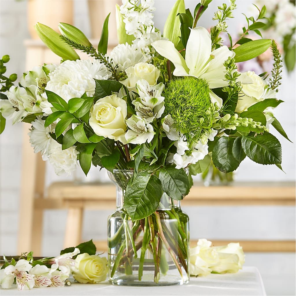 Classic Ivory – A Florist Original – Flowers By Helen, Forsyth GA
