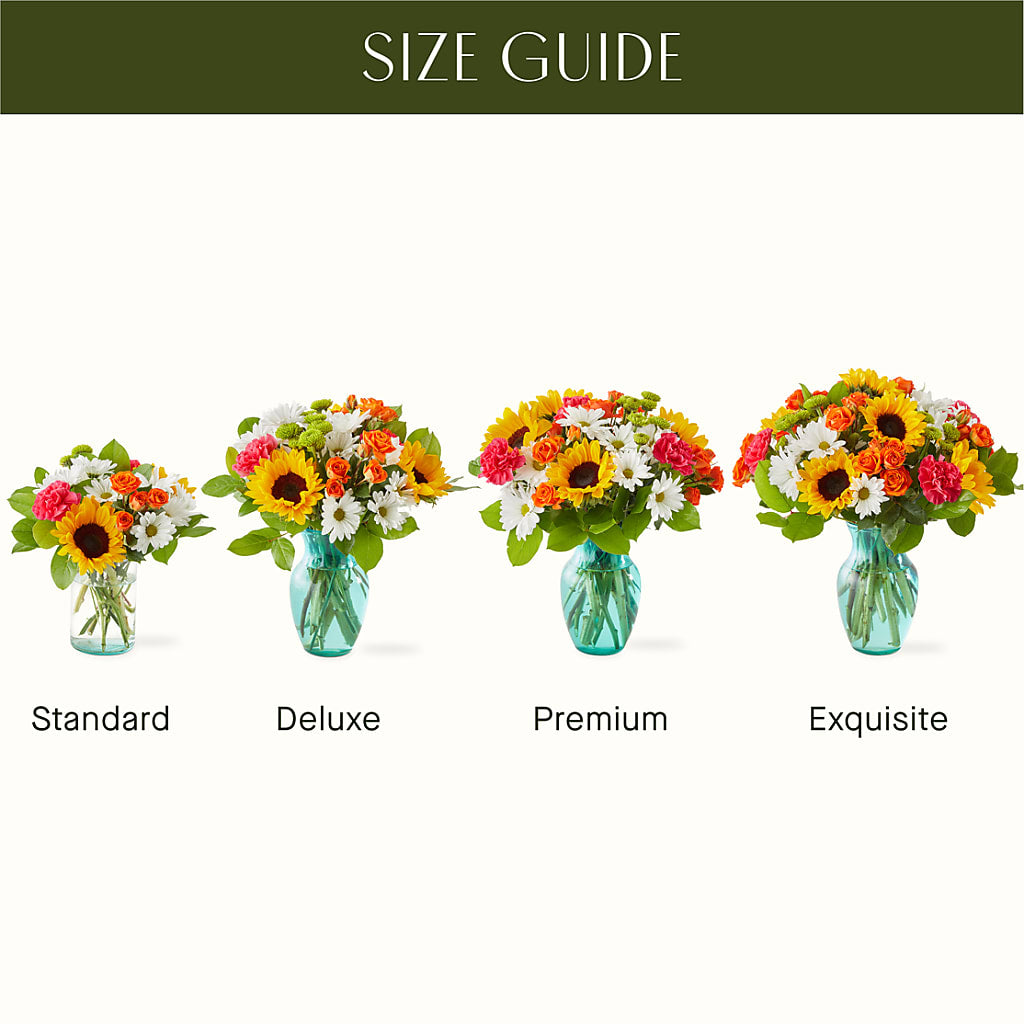 Sun-drenched Blooms Bouquet – Flowers By Helen, Forsyth GA
