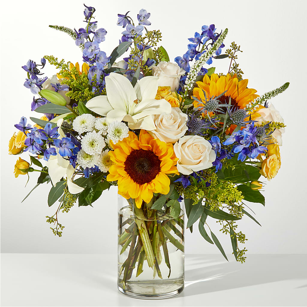 Wonderfully Sunny Bouquet – Flowers By Helen, Forsyth GA