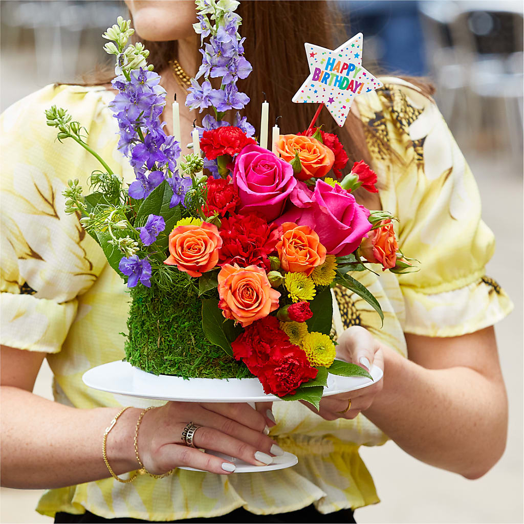 Best Year Yet Floral Cake – Flowers By Helen, Forsyth GA