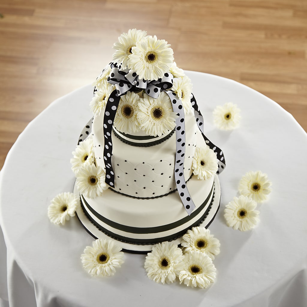 Simple Sophistication Cake Décor – Flowers By Helen, Forsyth GA