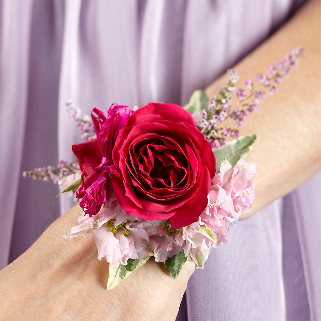 Rose Charm Corsage – Flowers By Helen, Forsyth GA