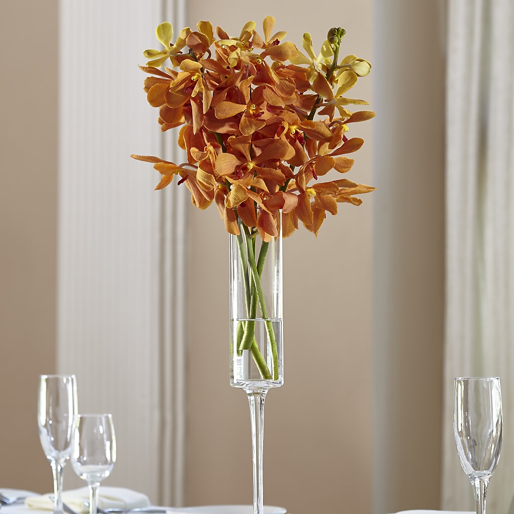 Orange Mokara Bouquet – Flowers By Helen, Forsyth GA