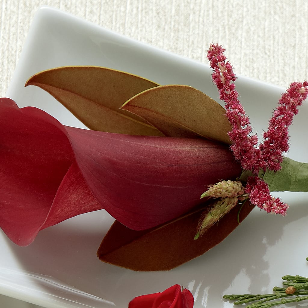 Red Calla Boutonniere – Flowers By Helen, Forsyth GA