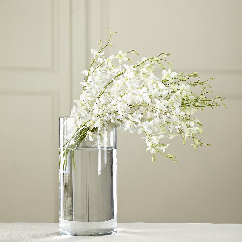 White Dendrobium Bouquet – Flowers By Helen, Forsyth GA