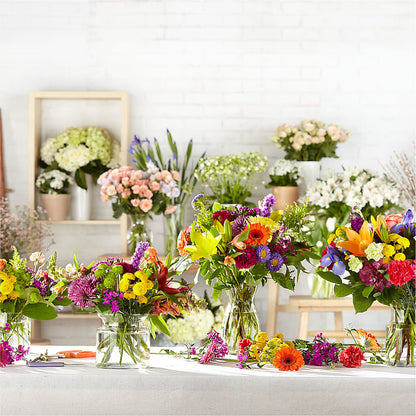 Bold & Bright – A Florist Original –  Flowers By Helen, Forsyth GA