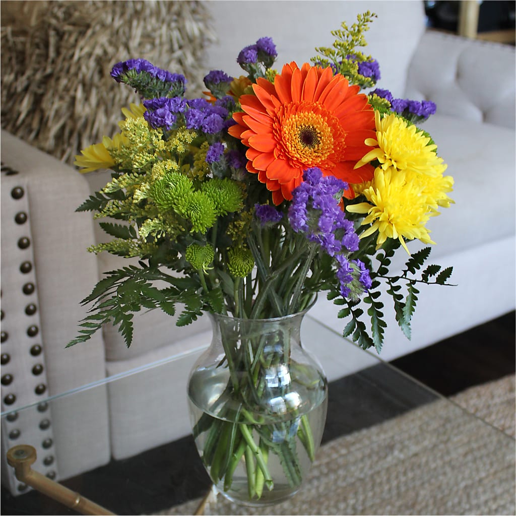 Marmalade Skies Bouquet –  Flowers By Helen, Forsyth GA