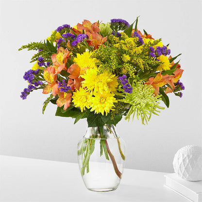 Marmalade Skies Bouquet –  Flowers By Helen, Forsyth GA