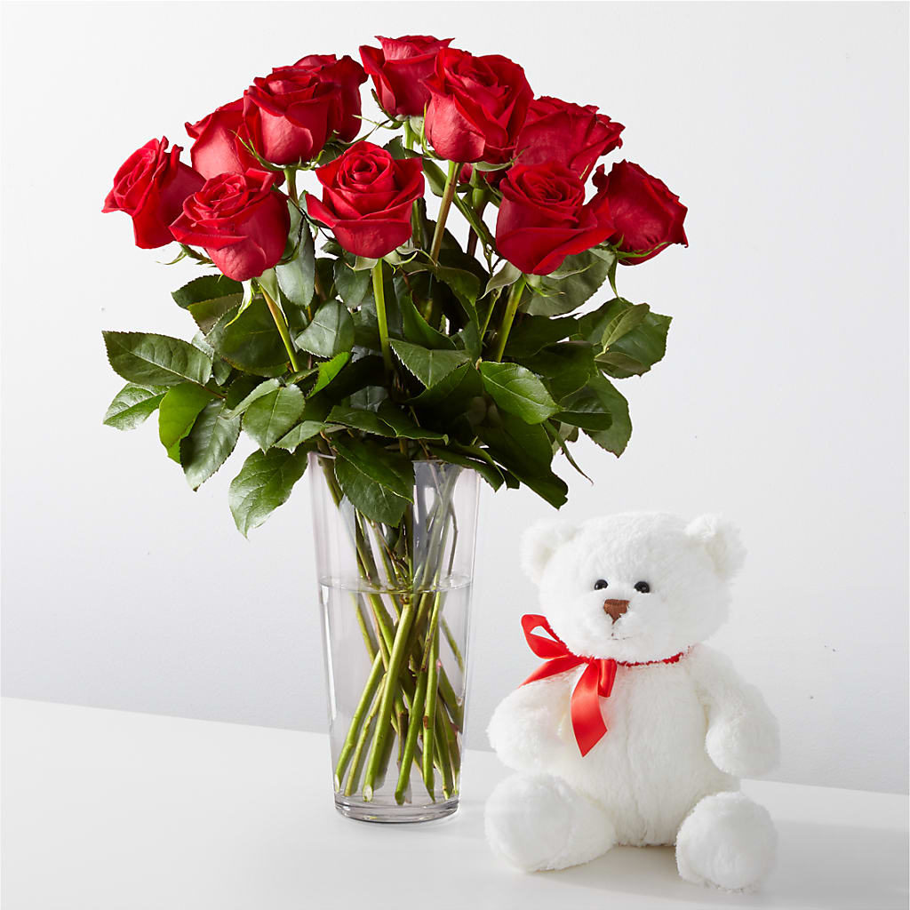 Romantic Long Stem Red Rose Bouquet Bundles –  Flowers By Helen, Forsyth GA