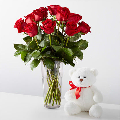 Romantic Long Stem Red Rose Bouquet Bundles –  Flowers By Helen, Forsyth GA