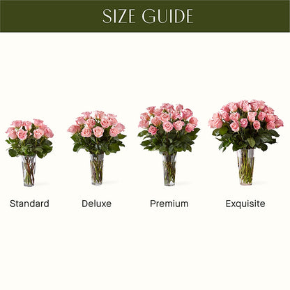 Long Stem Pink Rose Bouquet –  Flowers By Helen, Forsyth GA