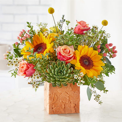 Sunflower Season Bouquet –  Flowers By Helen, Forsyth GA