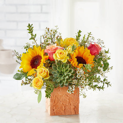 Sunflower Season Bouquet –  Flowers By Helen, Forsyth GA