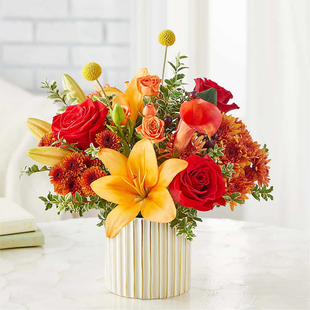 Scarlet Skies Bouquet –  Flowers By Helen, Forsyth GA