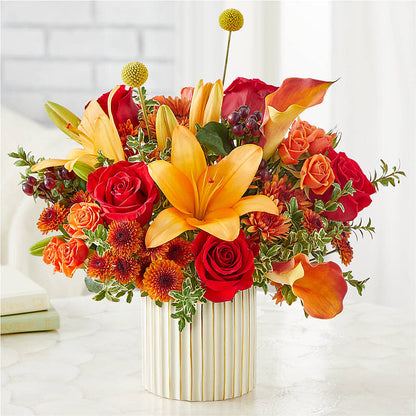 Scarlet Skies Bouquet –  Flowers By Helen, Forsyth GA
