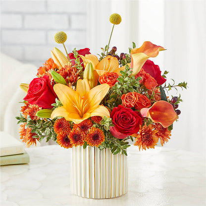 Scarlet Skies Bouquet –  Flowers By Helen, Forsyth GA