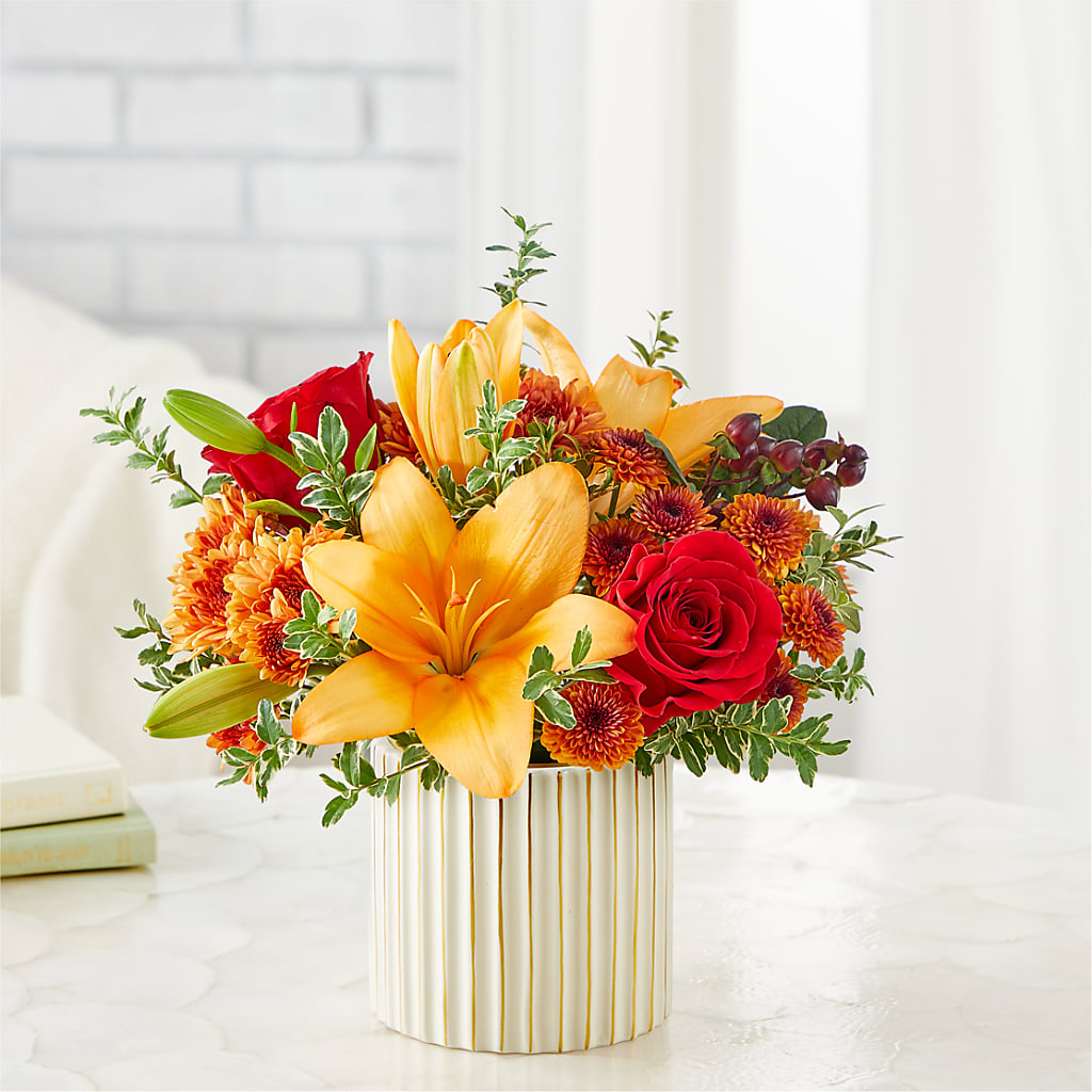 Scarlet Skies Bouquet –  Flowers By Helen, Forsyth GA