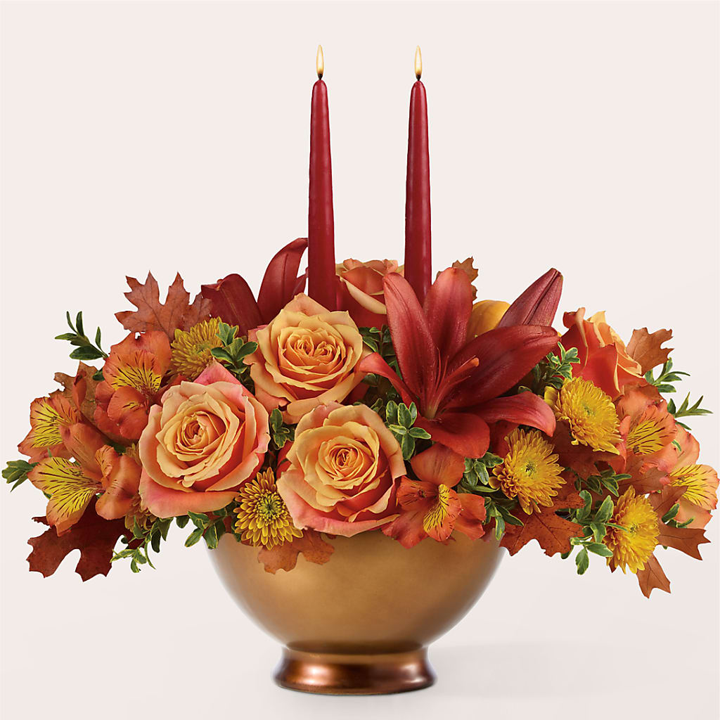 Harvest Table Centerpiece –  Flowers By Helen, Forsyth GA