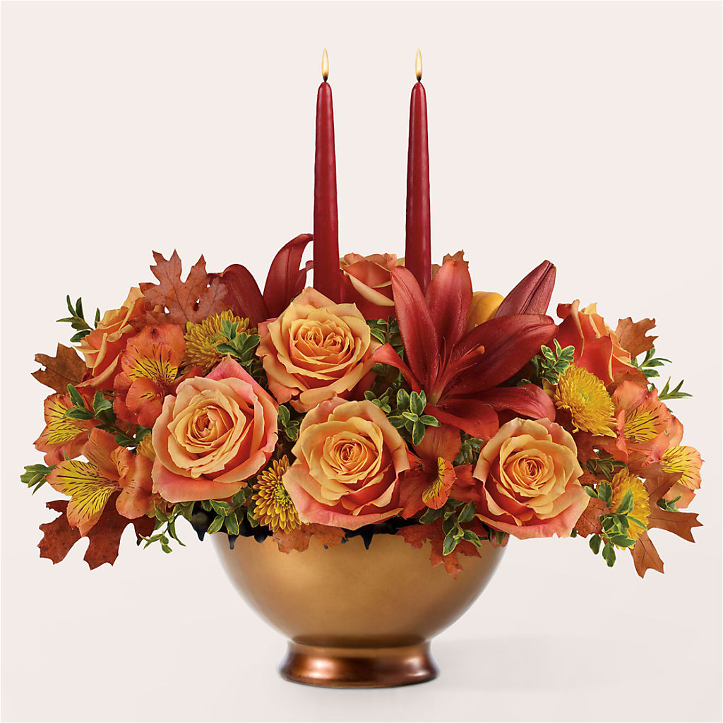 Harvest Table Centerpiece –  Flowers By Helen, Forsyth GA