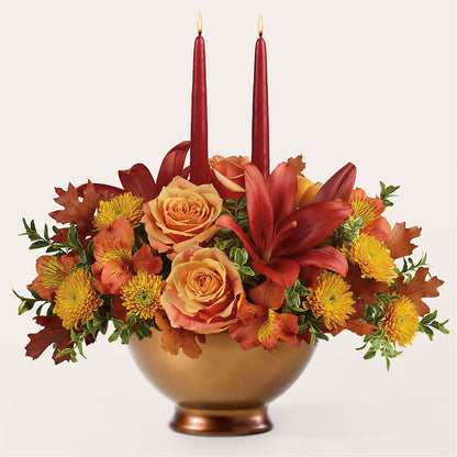 Harvest Table Centerpiece –  Flowers By Helen, Forsyth GA
