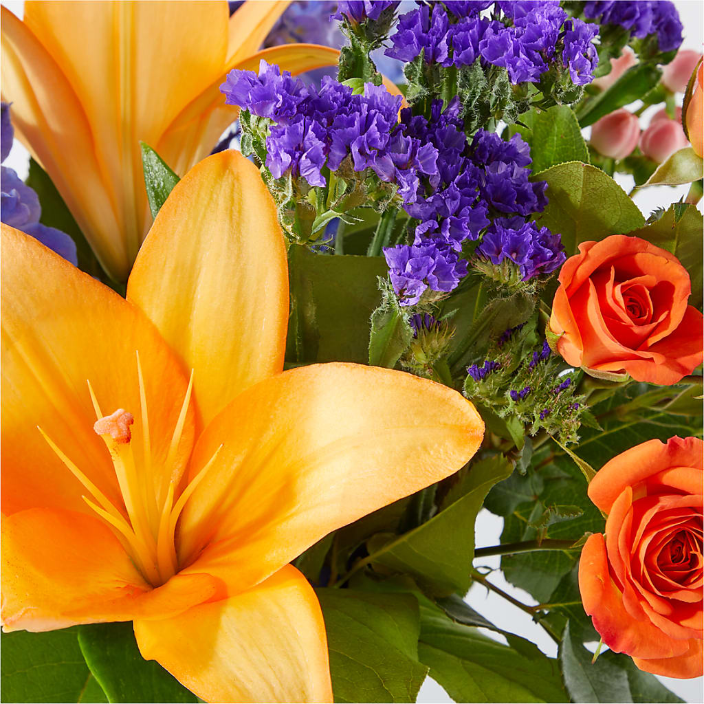 Radiant Citrus Bouquet –  Flowers By Helen, Forsyth GA