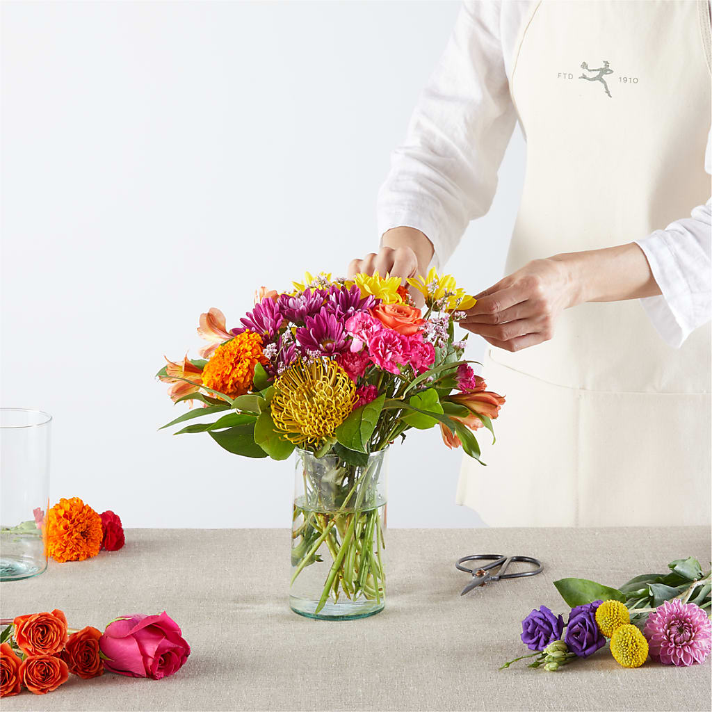 Feast of Color – A Florist Original –  Flowers By Helen, Forsyth GA