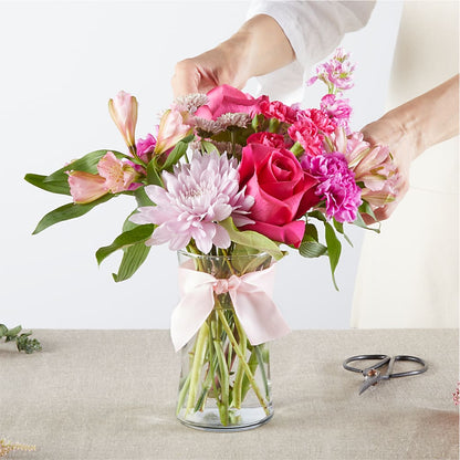 Pink Ribbon - A Florist Original –  Flowers By Helen, Forsyth GA