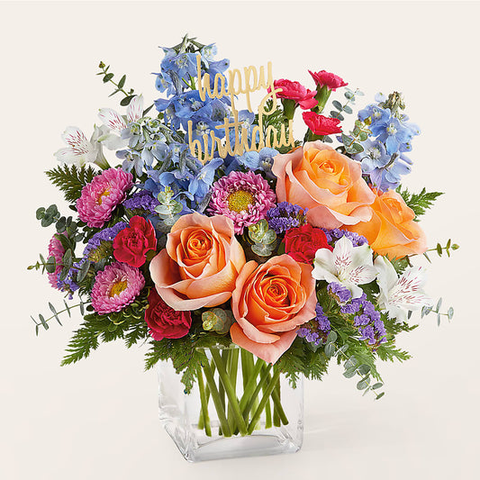 Birthday Bash Bouquet –  Flowers By Helen, Forsyth GA