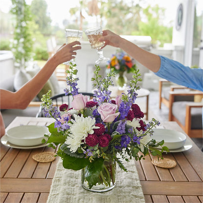 Violet Frost Bouquet –  Flowers By Helen, Forsyth GA