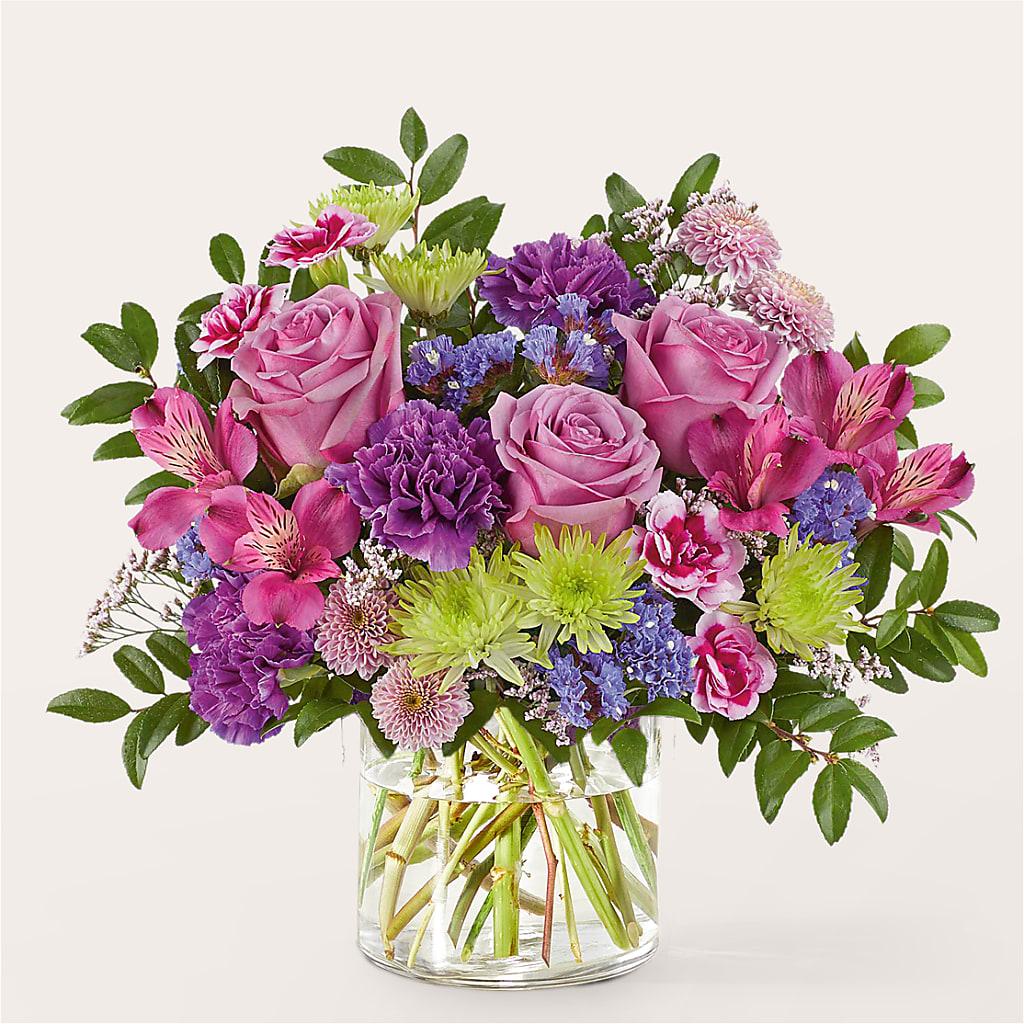 Glass Half Full Bouquet –  Flowers By Helen, Forsyth GA