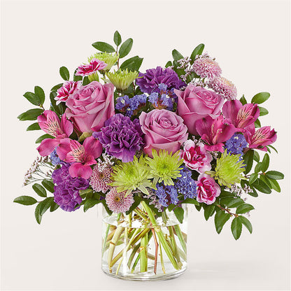Glass Half Full Bouquet –  Flowers By Helen, Forsyth GA