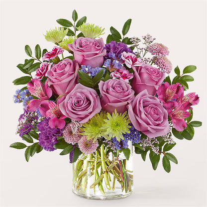 Glass Half Full Bouquet –  Flowers By Helen, Forsyth GA