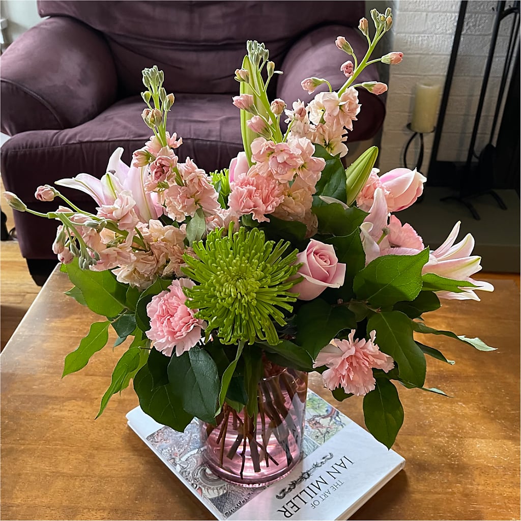 Pretty in Pink Bouquet –  Flowers By Helen, Forsyth GA
