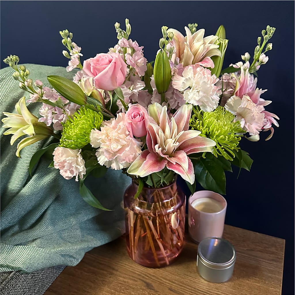 Pretty in Pink Bouquet –  Flowers By Helen, Forsyth GA