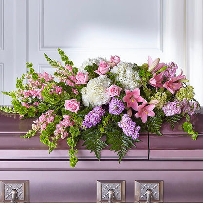 Life's Gratitude Casket Spray –  Flowers By Helen, Forsyth GA