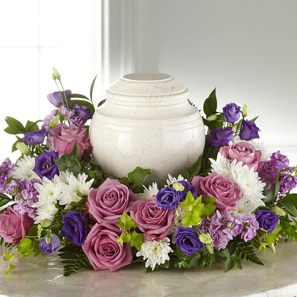 Blooming Sympathy Cremation Adornment –  Flowers By Helen, Forsyth GA