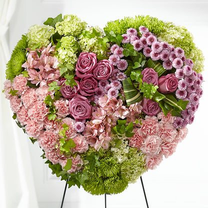 Heartwarming Standing Heart –  Flowers By Helen, Forsyth GA
