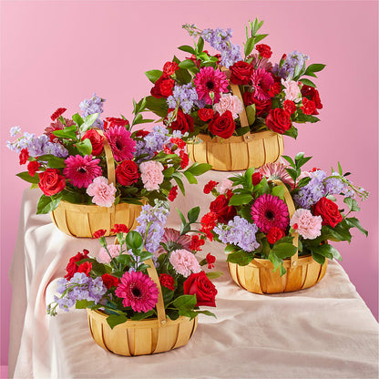Pink Picnic Basket –  Flowers By Helen, Forsyth GA