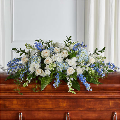 Timeless Essence Casket Spray –  Flowers By Helen, Forsyth GA