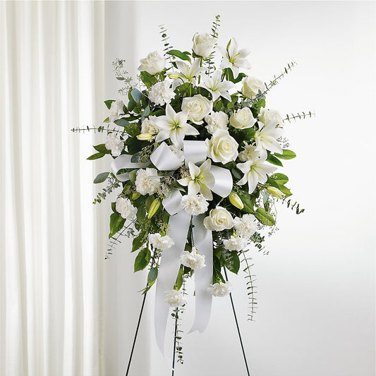 With Care Standing Spray –  Flowers By Helen, Forsyth GA