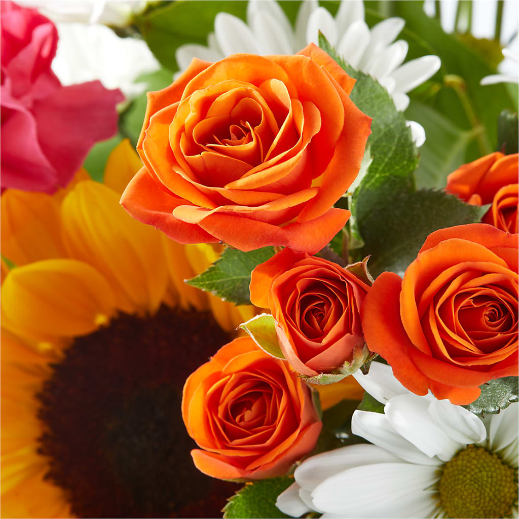 Sun-drenched Blooms Bouquet –  Flowers By Helen, Forsyth GA