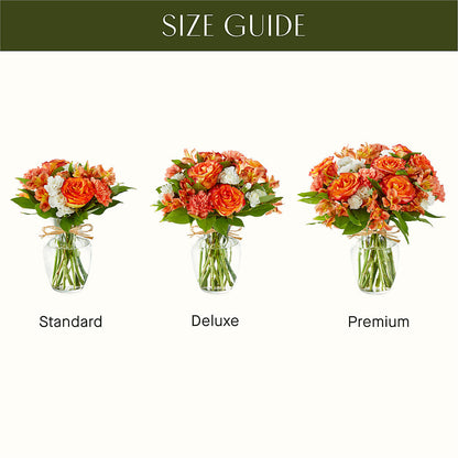 Apricot Glow Bouquet –  Flowers By Helen, Forsyth GA