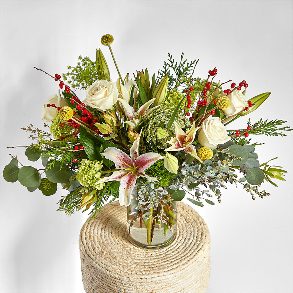 Berry & Bright Bouquet –  Flowers By Helen, Forsyth GA